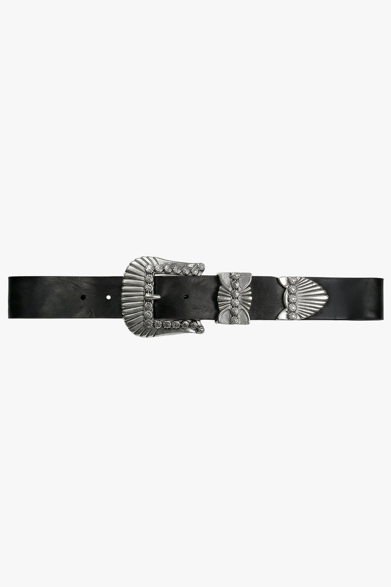MARAUDER BELT - DISTRESSED BLACK