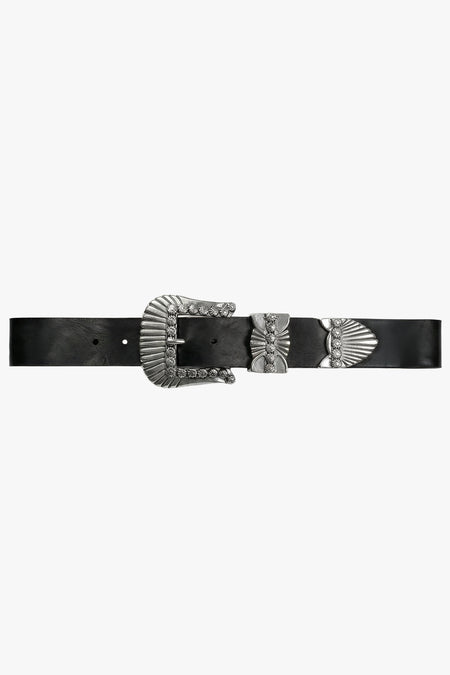 MARAUDER BELT - DISTRESSED BLACK