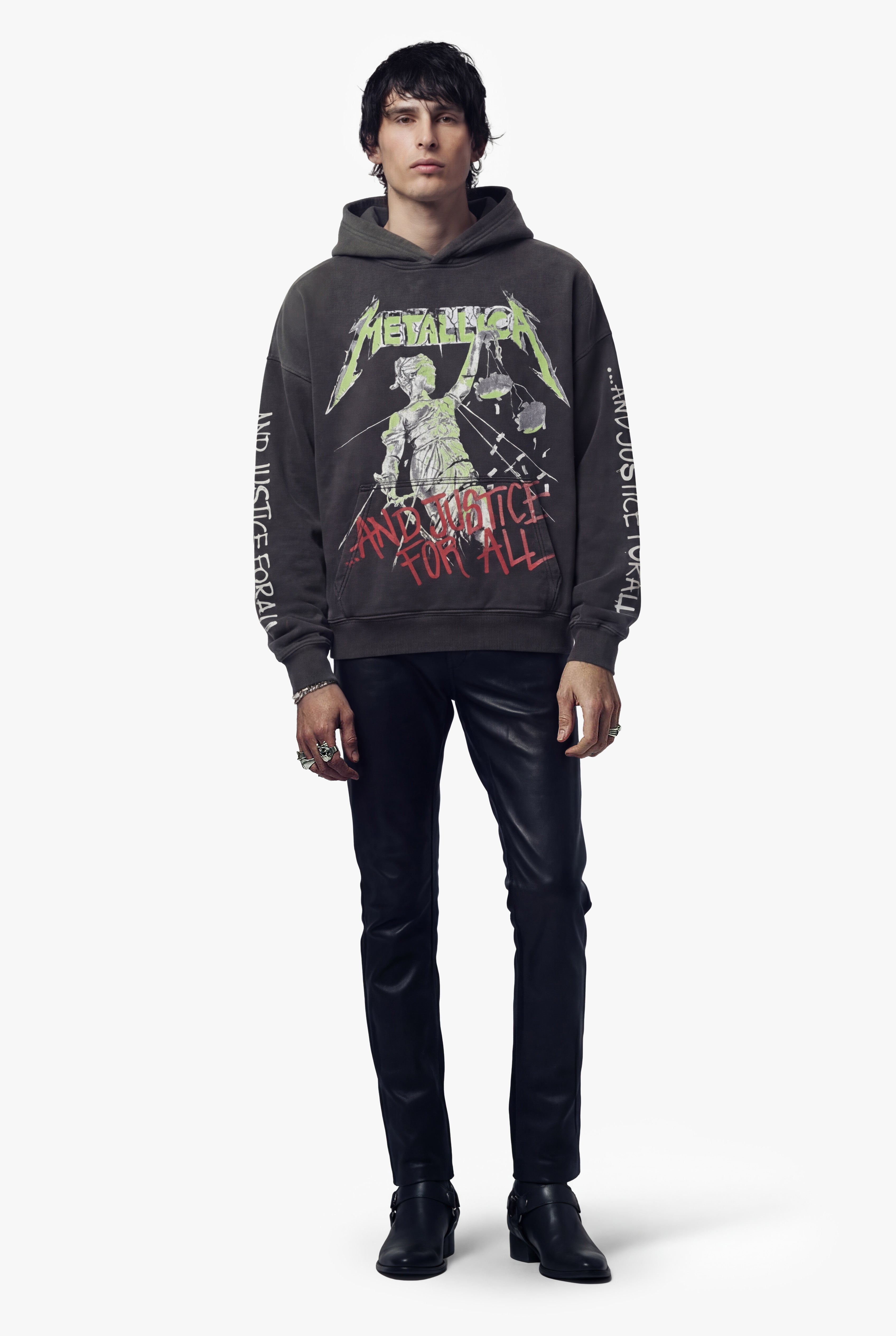 METALLICA AND JUSTICE FOR ALL VINTAGE HOODIE ‐ OTHER