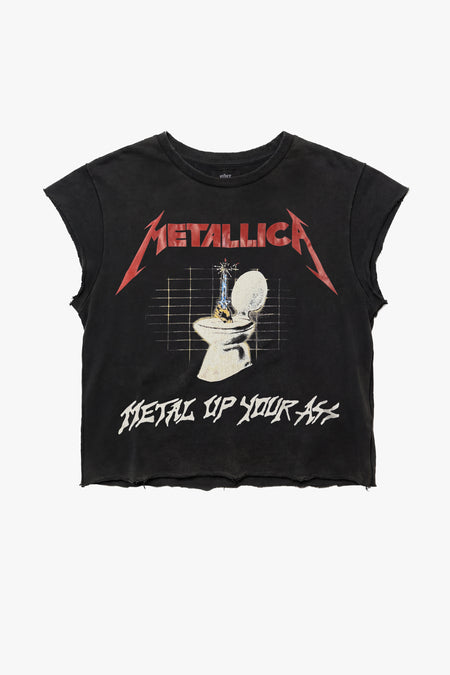 METALLICA METAL UP YOUR ASS RAW EDGE T-SHIRT