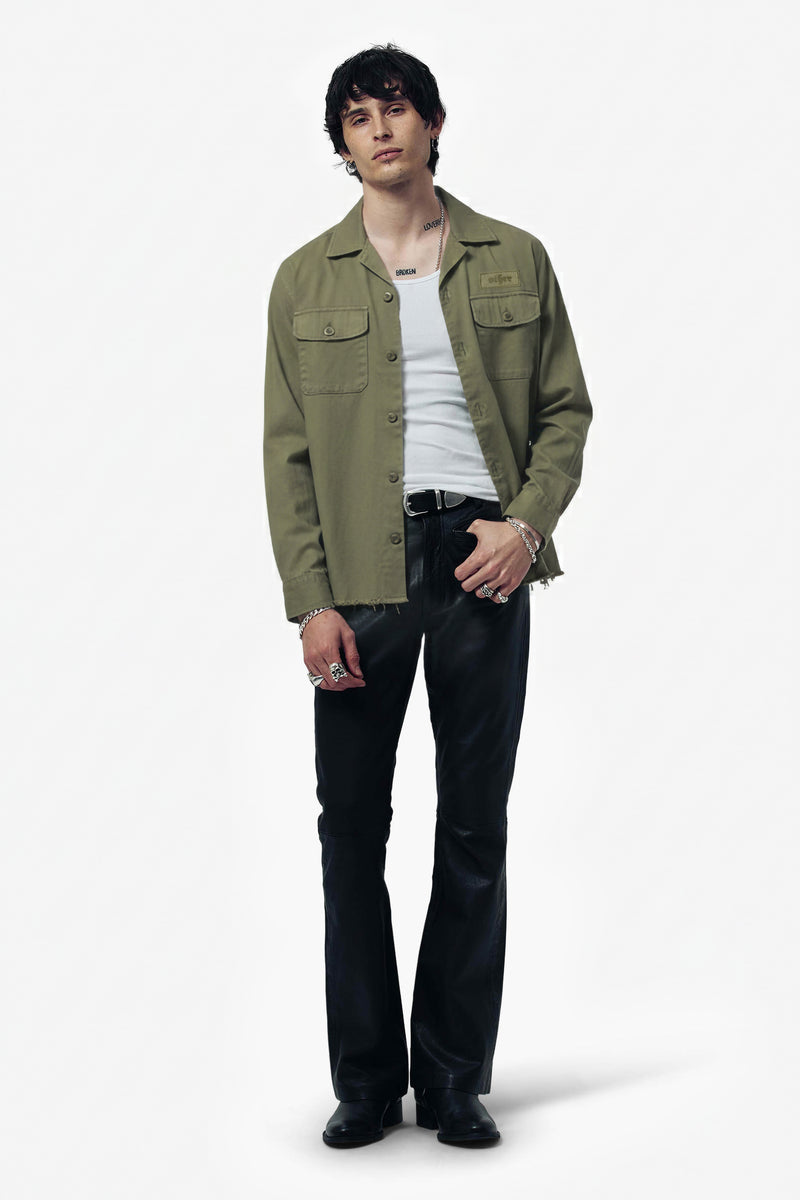 Vintage Issue Military Shirt - Military Green