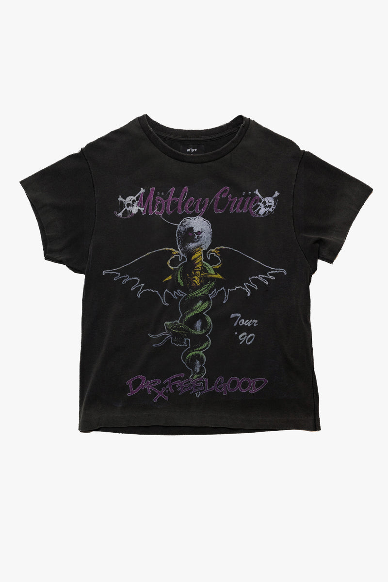 MOTLEY CRUE DR FEELGOOD 90 TOUR VINTAGE T-SHIRT