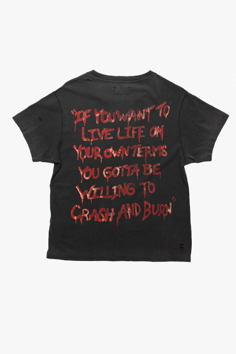 MOTLEY CRUE CRASH & BURN VINTAGE T-SHIRT
