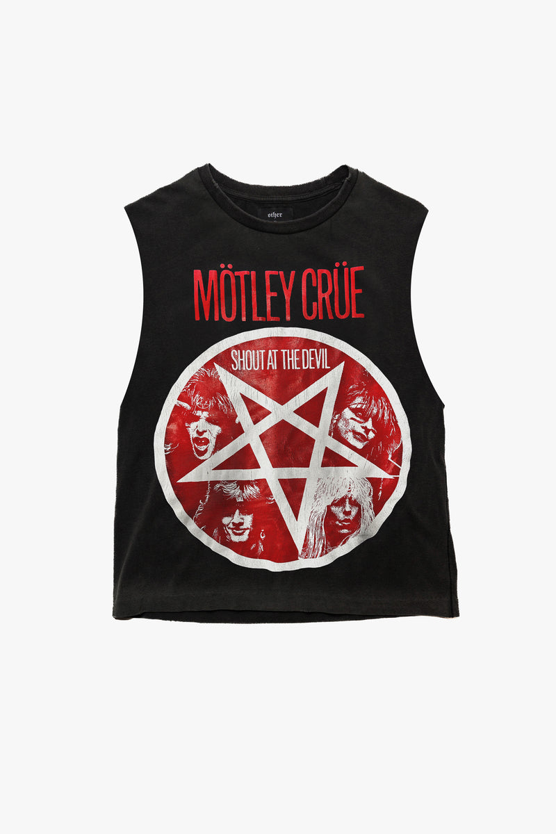 MOTLEY CRUE SHOUT AT THE DEVIL VINTAGE TANK