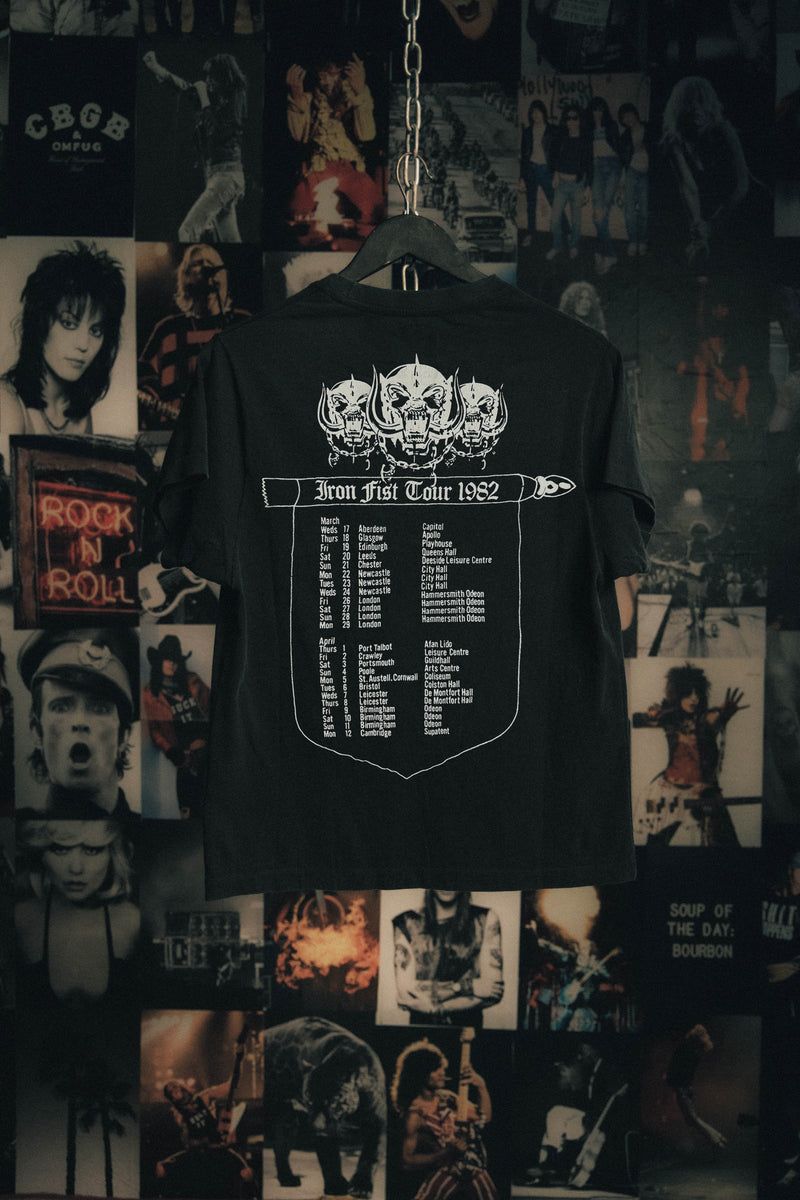 MOTORHEAD IRON FIST 1982 VINTAGE T-SHIRT