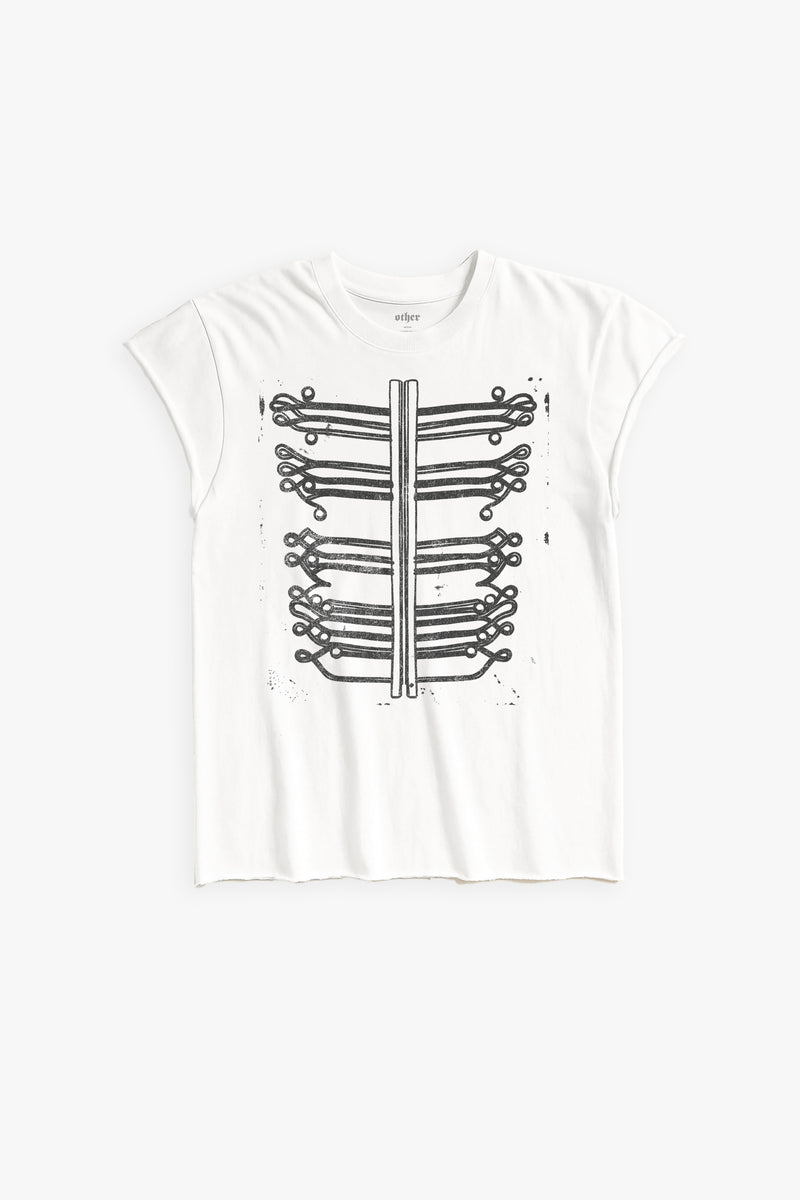NAPOLEON ROCKER TEE - VINTAGE WHITE
