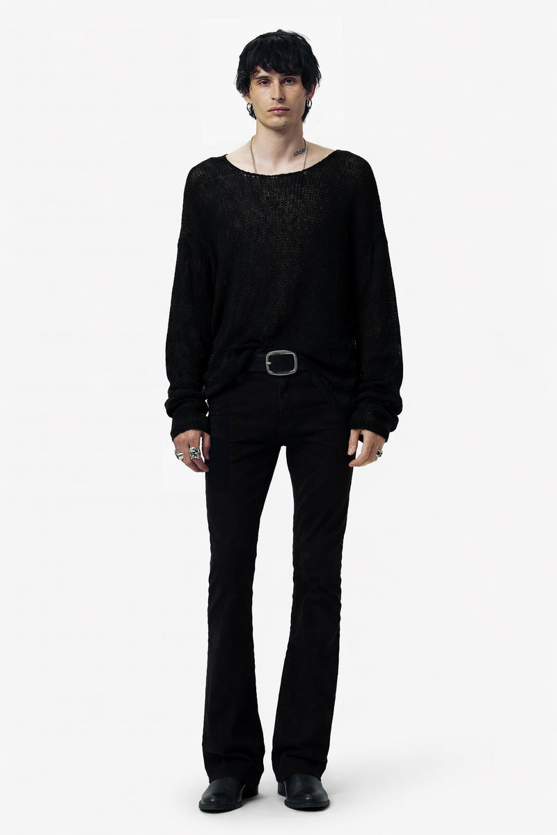 OVERSIZED NAVARRO JUMPER - Black