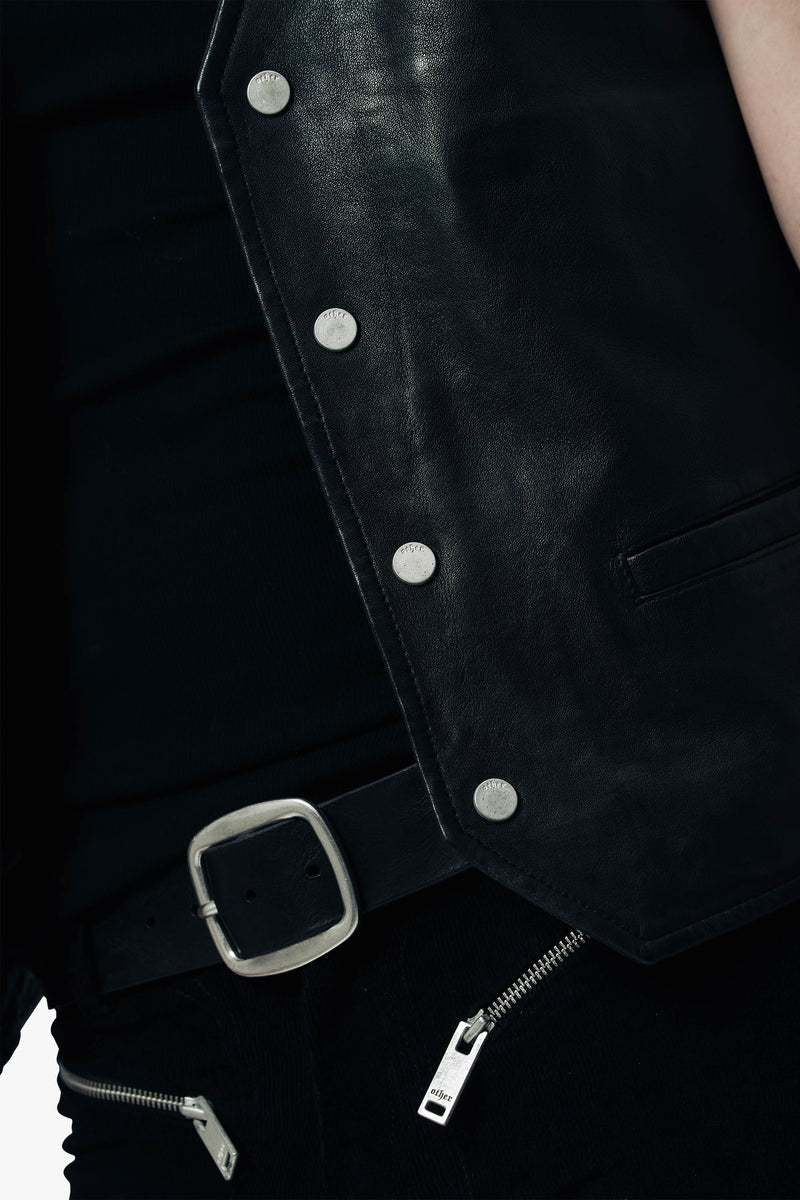 The Leather Cut | Black