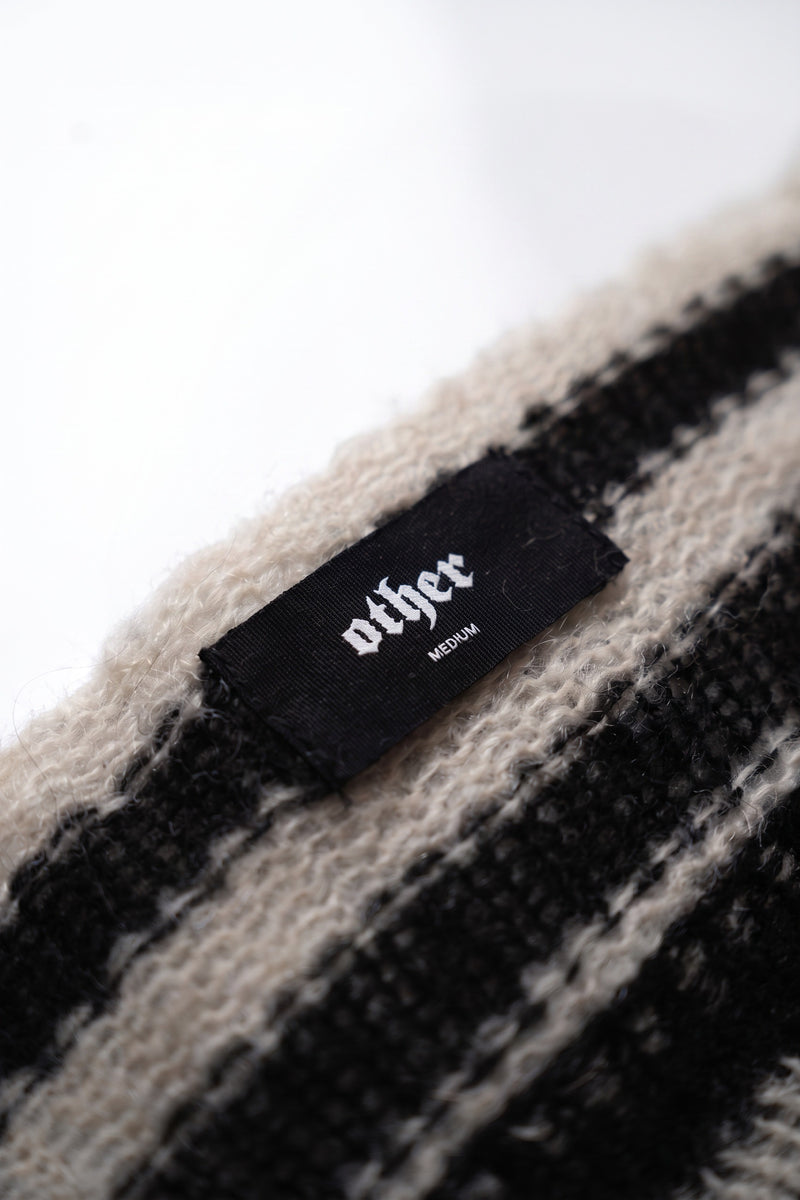 Classic Stripe Navarro Jumper neck label detail