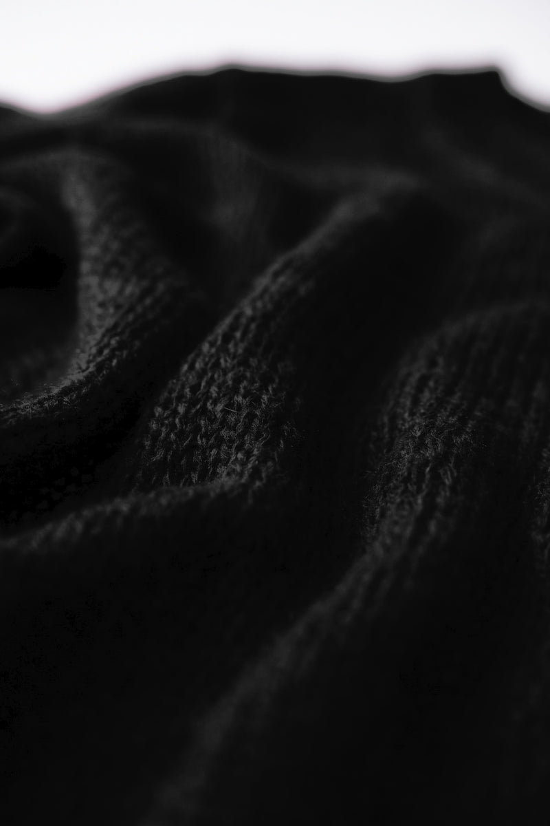 Navarro Jumper Black fabric detail