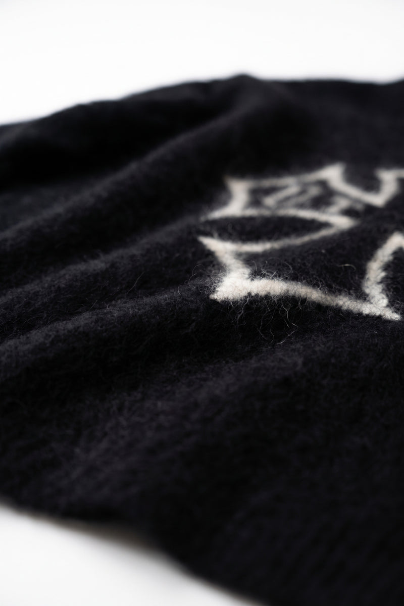 Icon Berwick Brushed Knit jumper - Black
