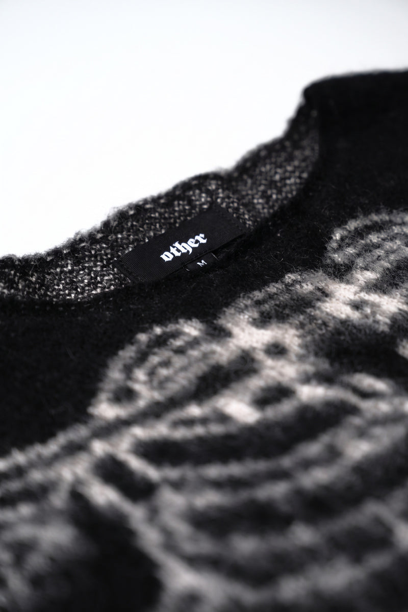 REVERSE SKELETON JUMPER - BLACK - WOMEN