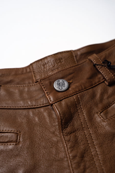 Leather Hendrix Pants - Tan