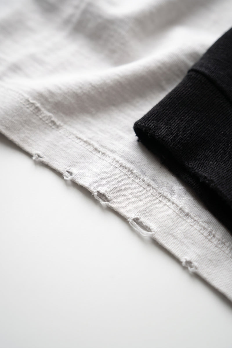 The Vintage Baseball Tee | Black on Black