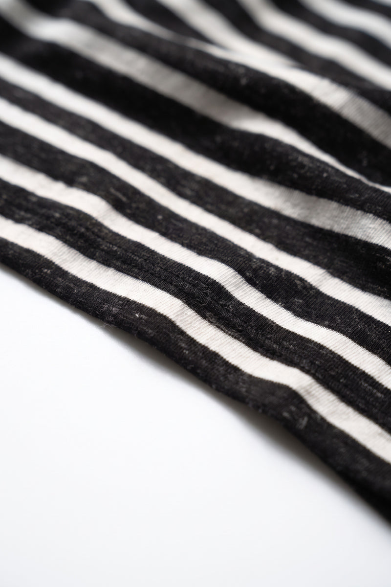 Lazarus Scoop Neck T-Shirt - Stripe