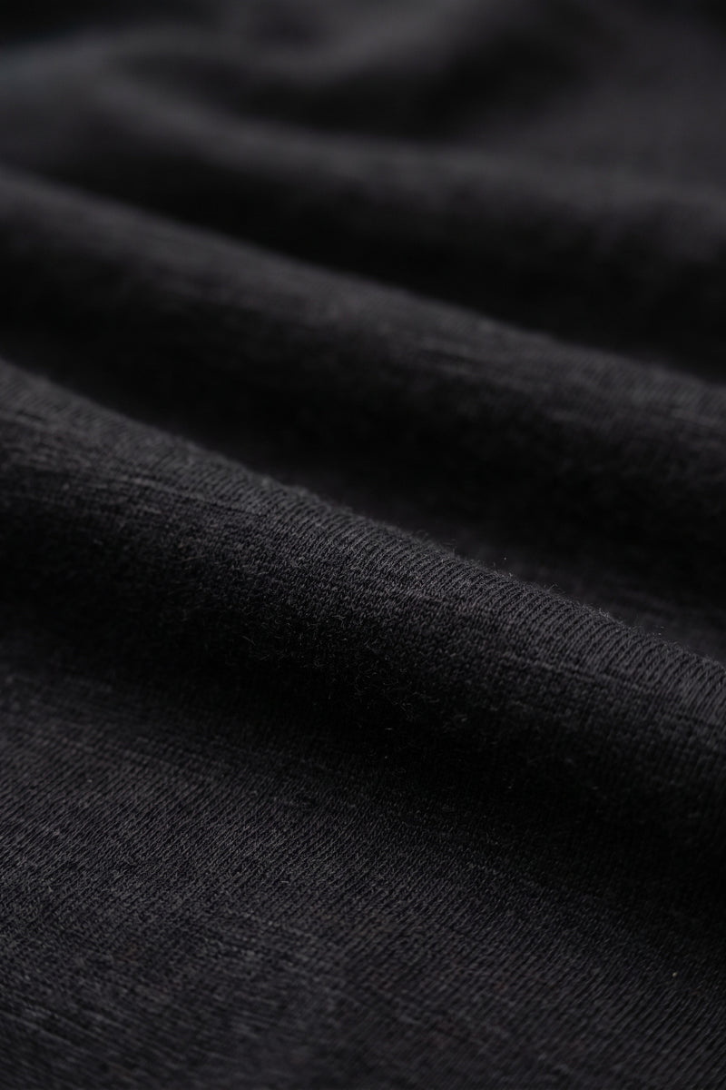 Lazarus Scoop Neck T-Shirt - Black