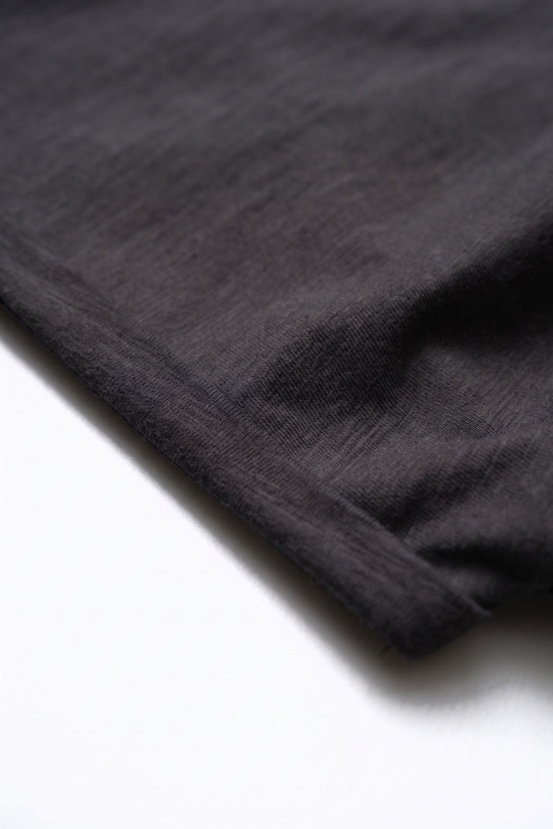 Lazarus Scoop Neck T-Shirt - Gun Metal Grey