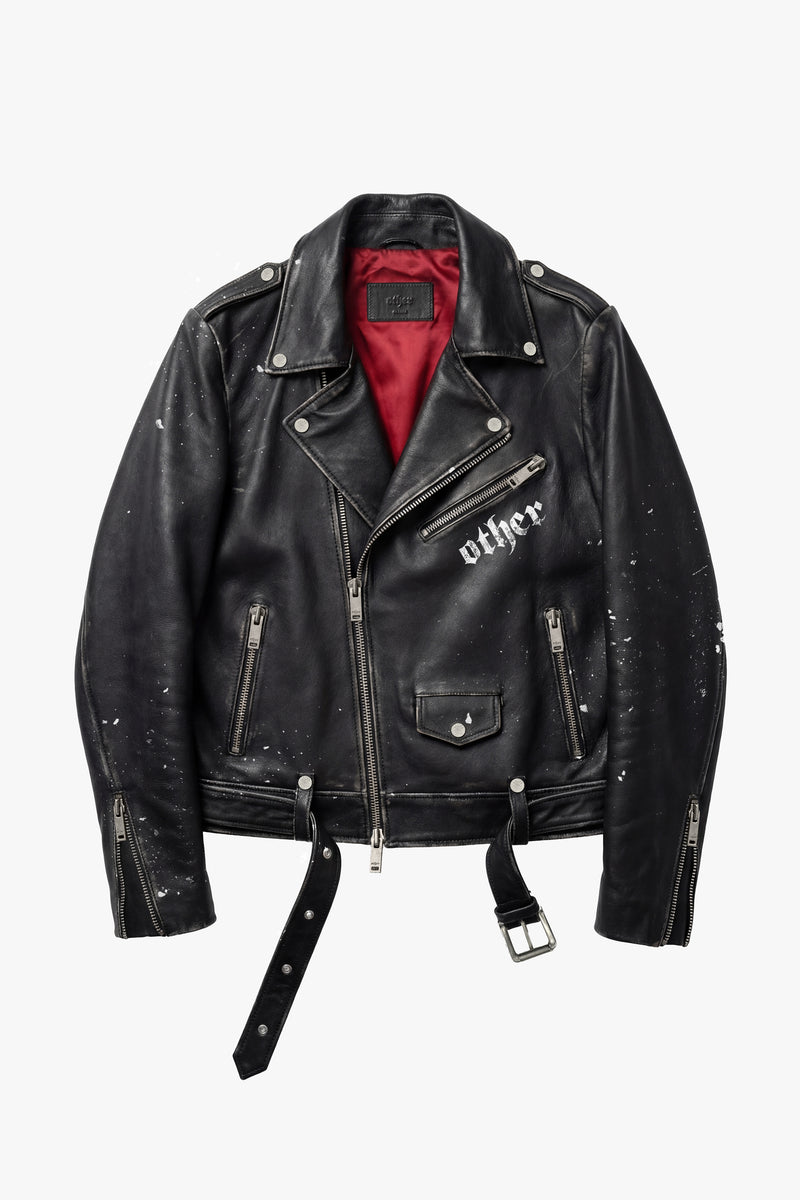 OTHER PRINT STUDIO BIKER JACKET