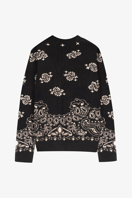 BANDANA OVERSIZED BRUSHED CARDIGAN