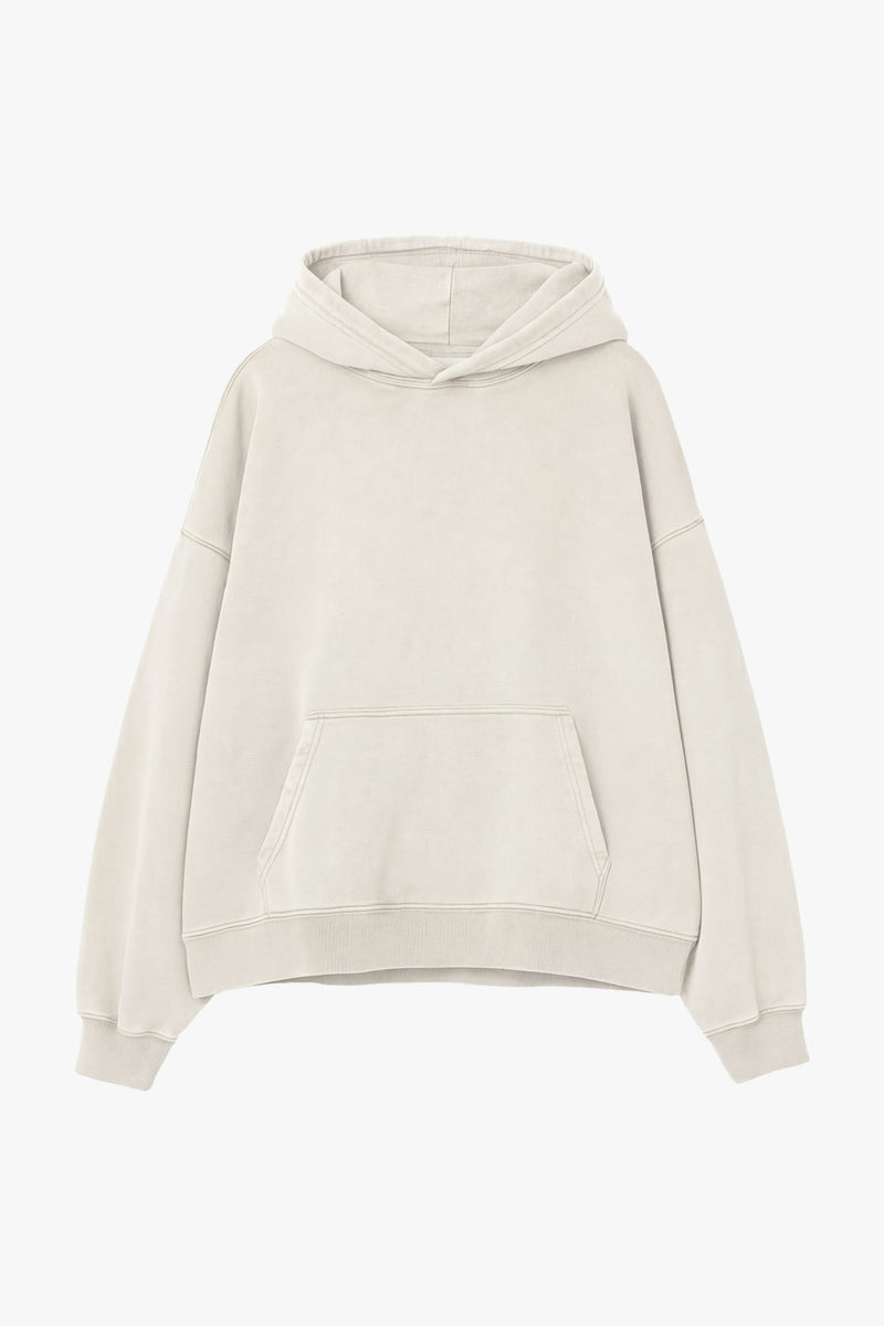 Vintage Issue  Oversized Hoodie - Vintage White-Women