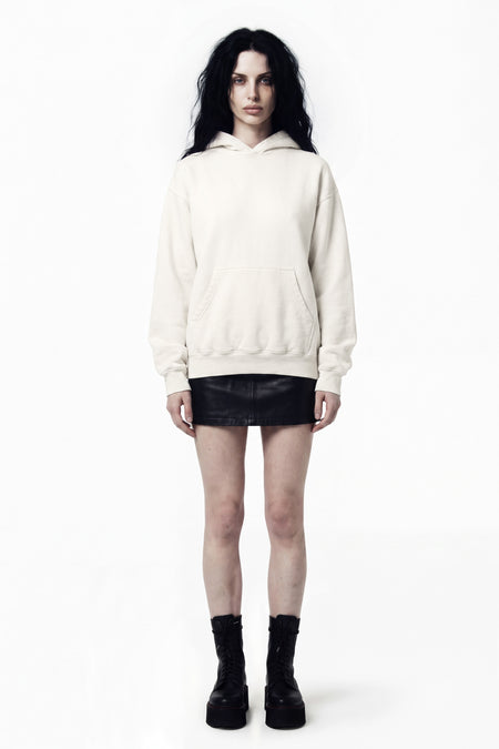 Vintage Issue  Oversized Hoodie - Vintage White-Women