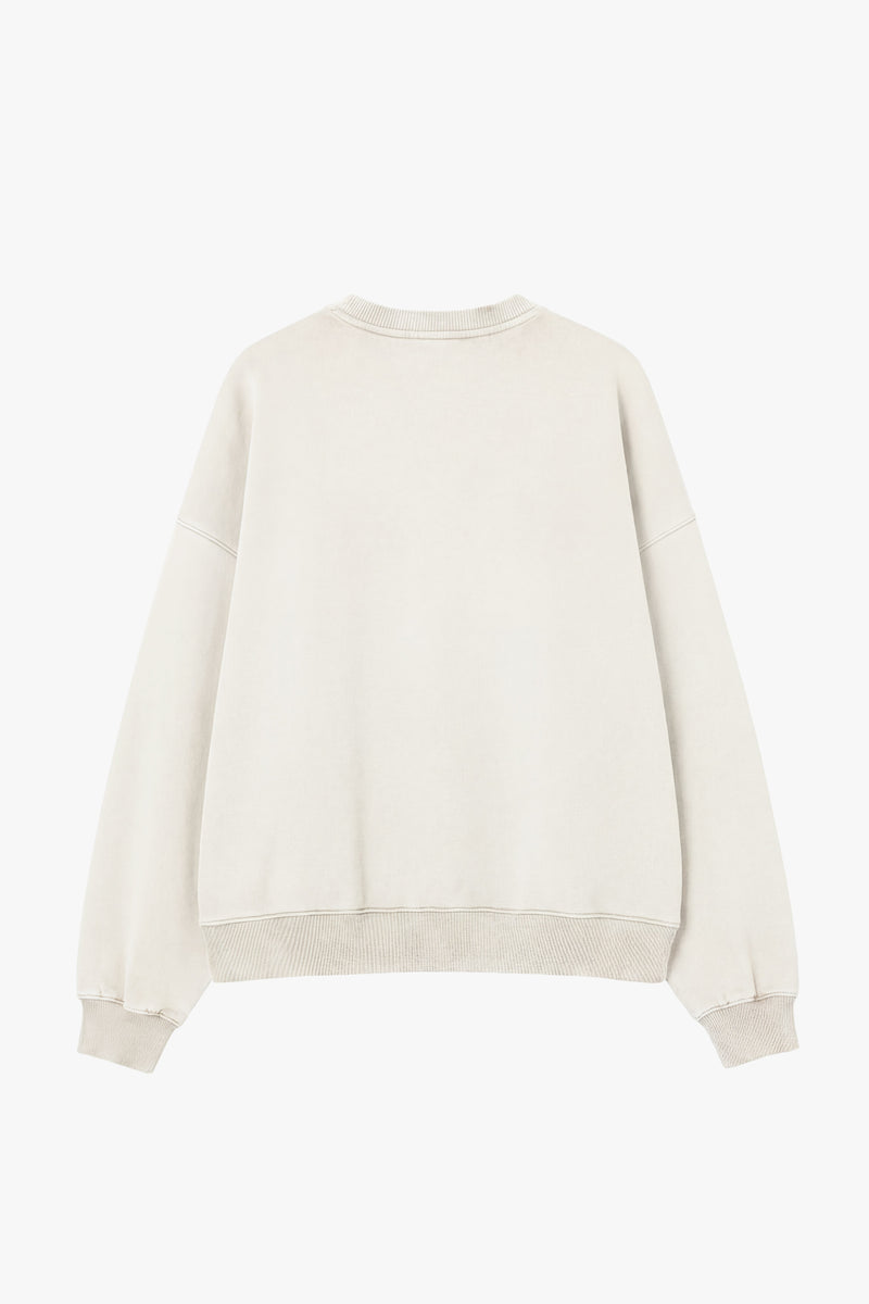 Vintage Issue Oversized Sweatshirt - Vintage White