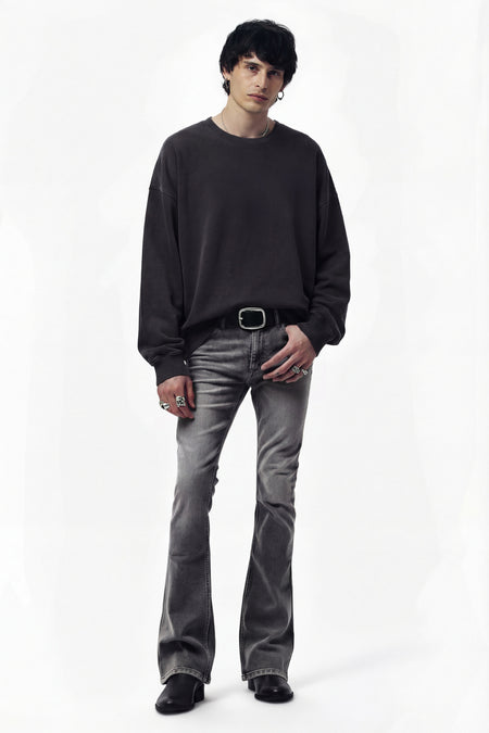 Vintage Issue Oversized Sweatshirt - Vintage Black