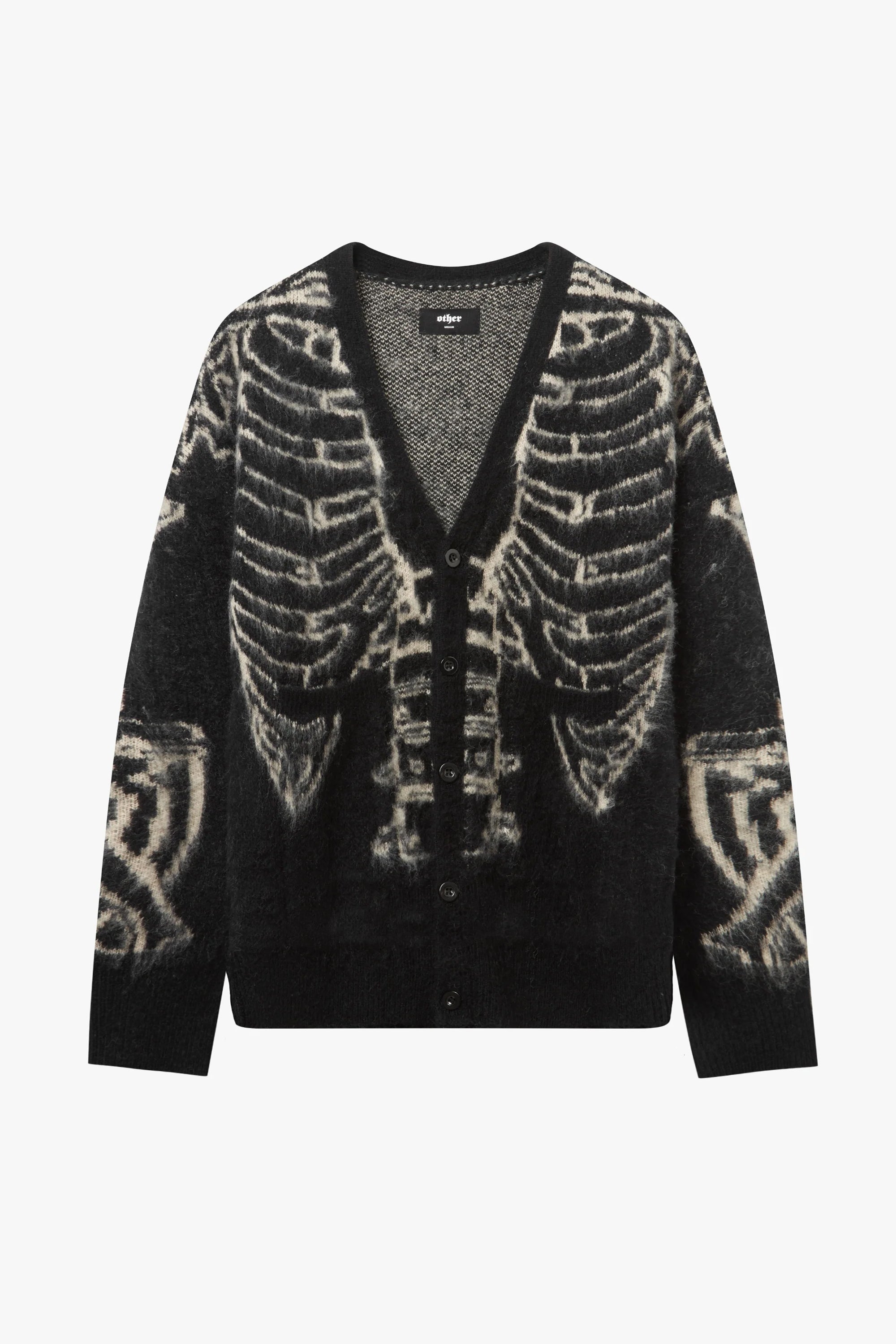 REVERSE SKELETON OVERSIZED CARDIGAN - WOMENS ‐ OTHER