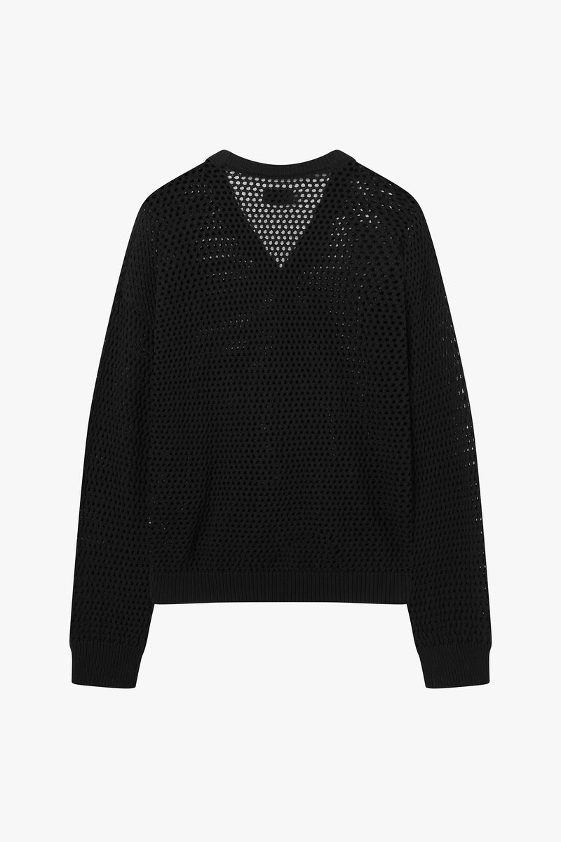 Oversized Weave Knit Cardigan