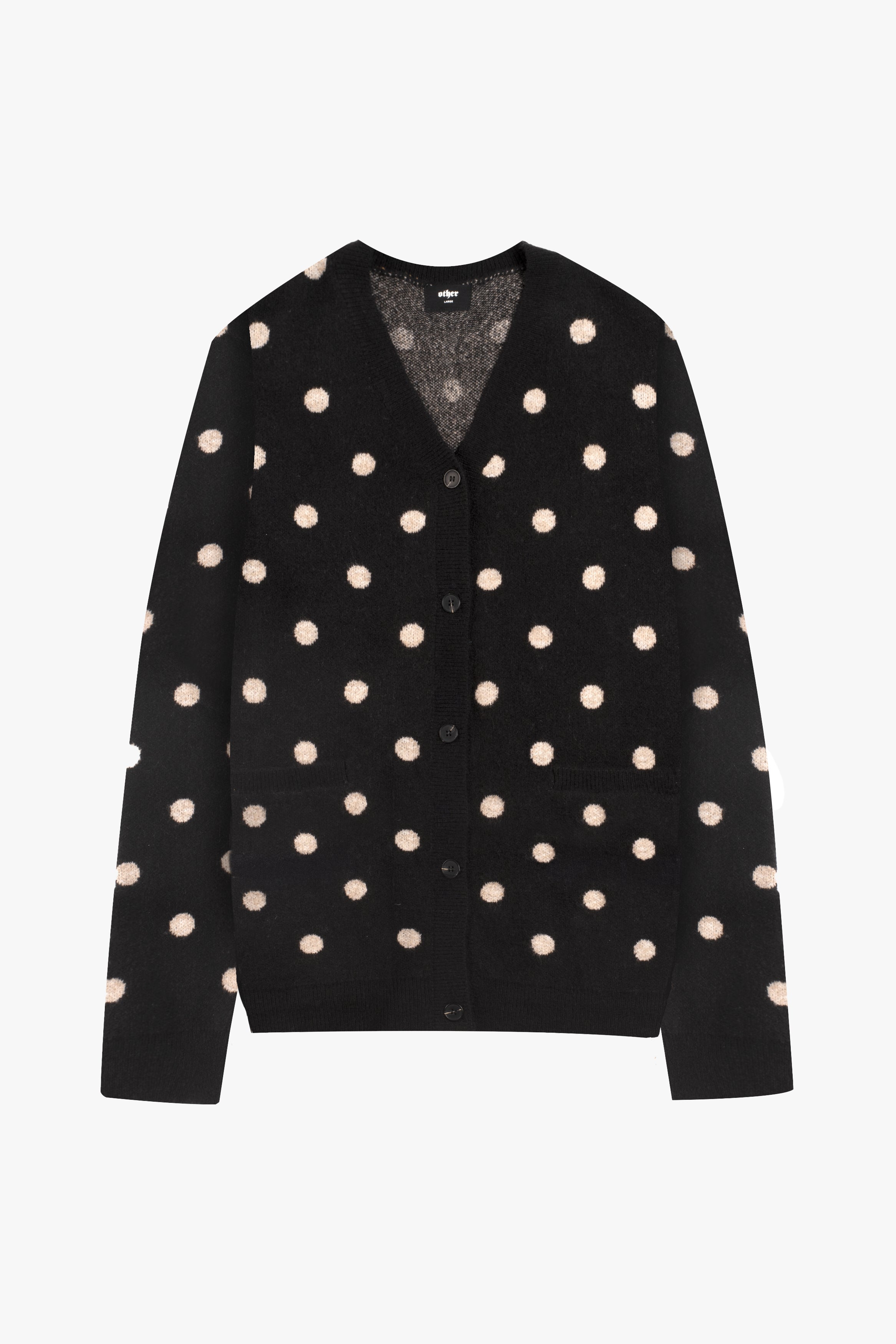 POLKA DOT OVERSIZED BRUSHED CARDIGAN ‐ OTHER