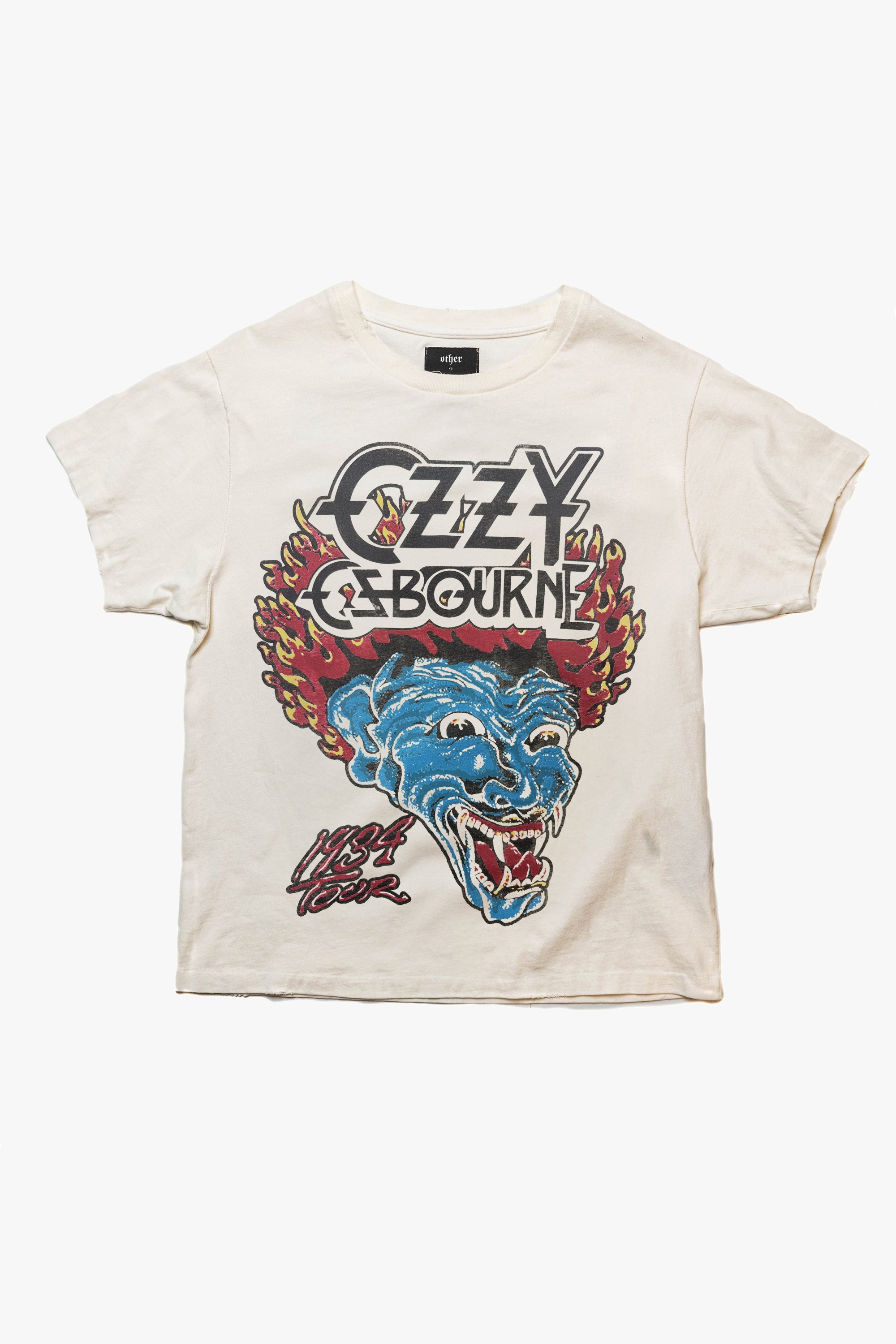 レア！80s ozzyozbourne Tシャツ　XL Vintage 80s Ozzy Ozbourne Diary of Madman Rock Tee Shirt Single