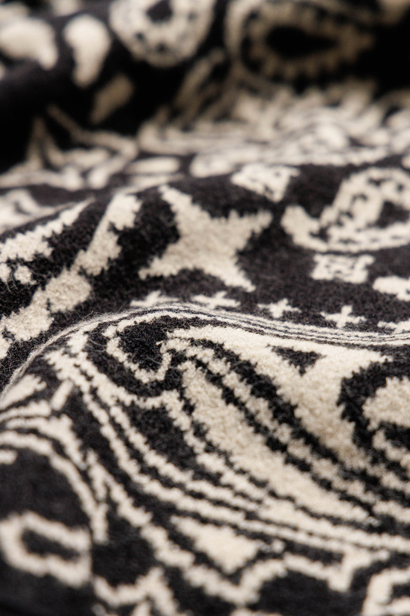 Western Bandana Poncho | Black