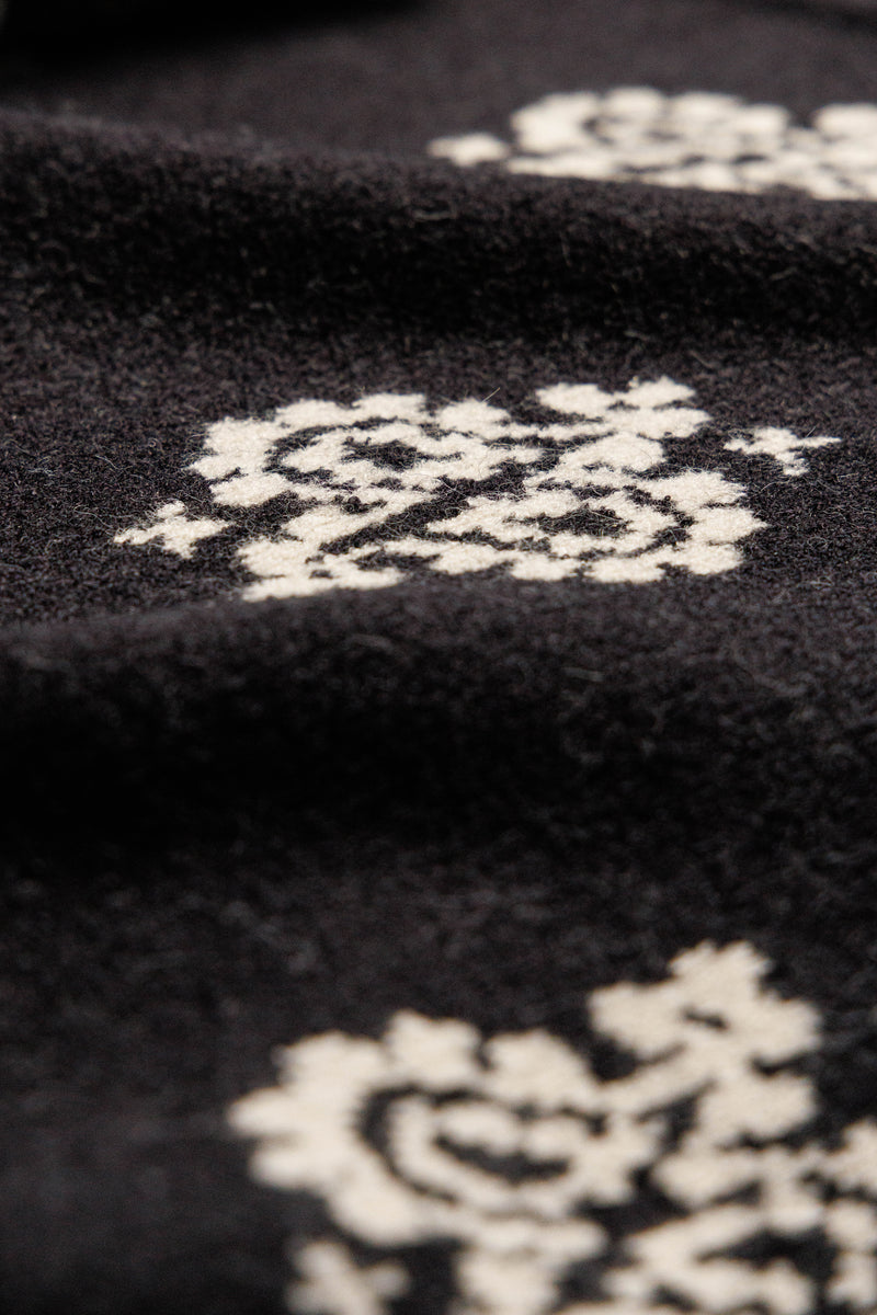 Western Bandana Poncho | Black