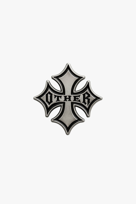 Icon Pin Badge - Silver