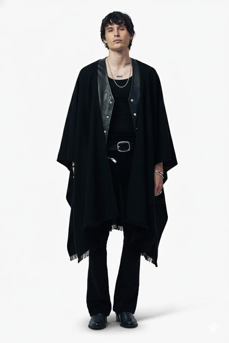 The Poncho - Black