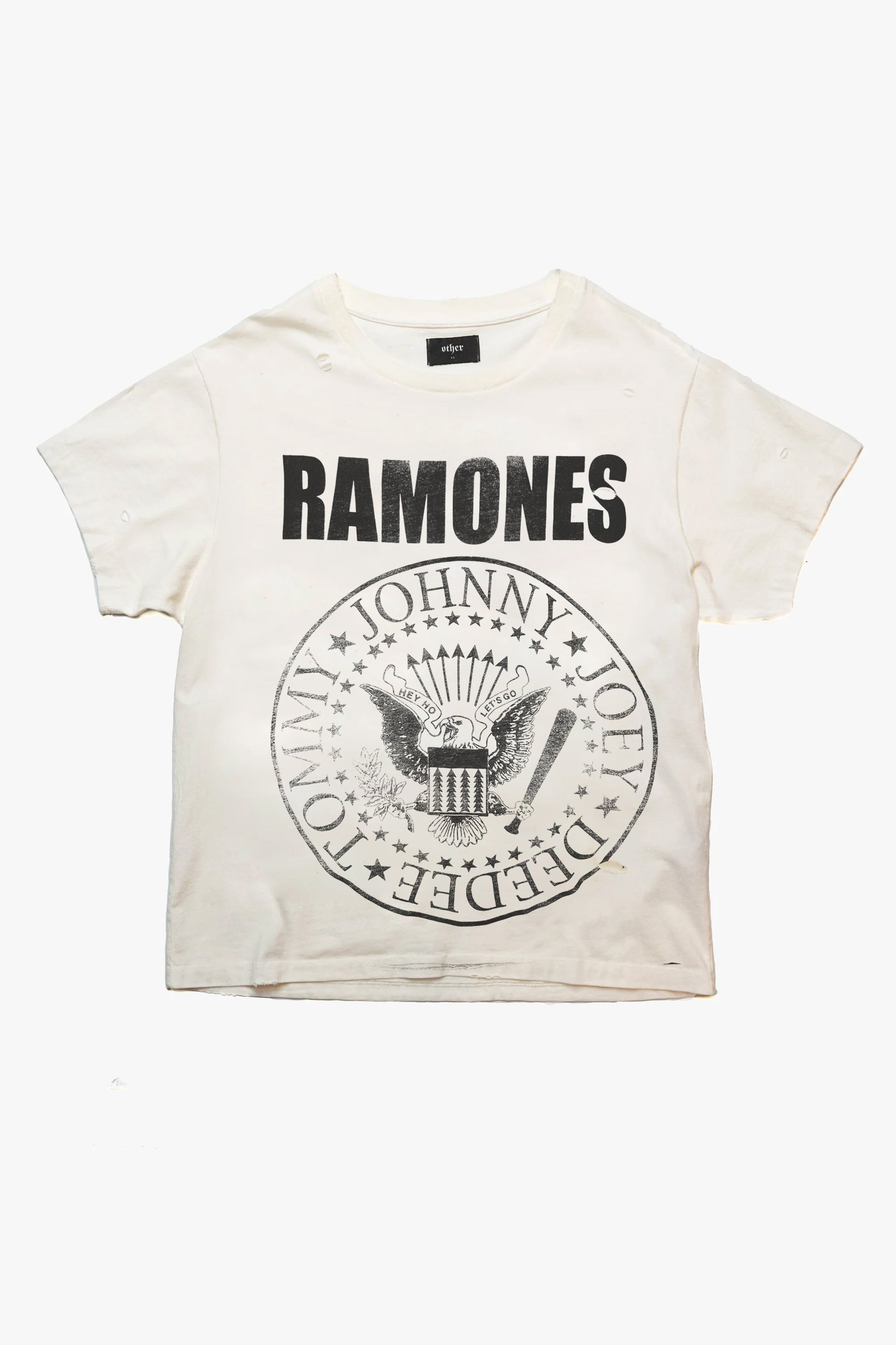 Vintage Tee Ramones T Shirt India Printed T-shirt Black/Ramones