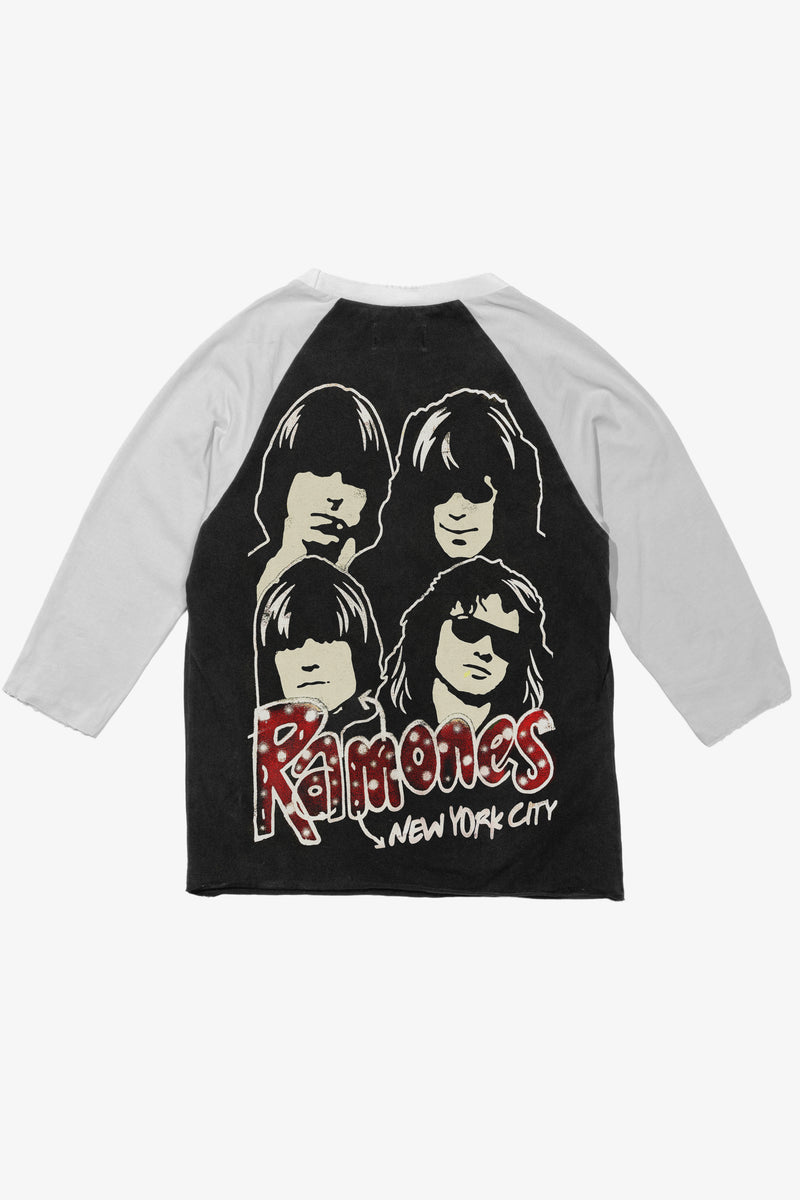 RAMONES NYC VINTAGE BASEBALL TEE
