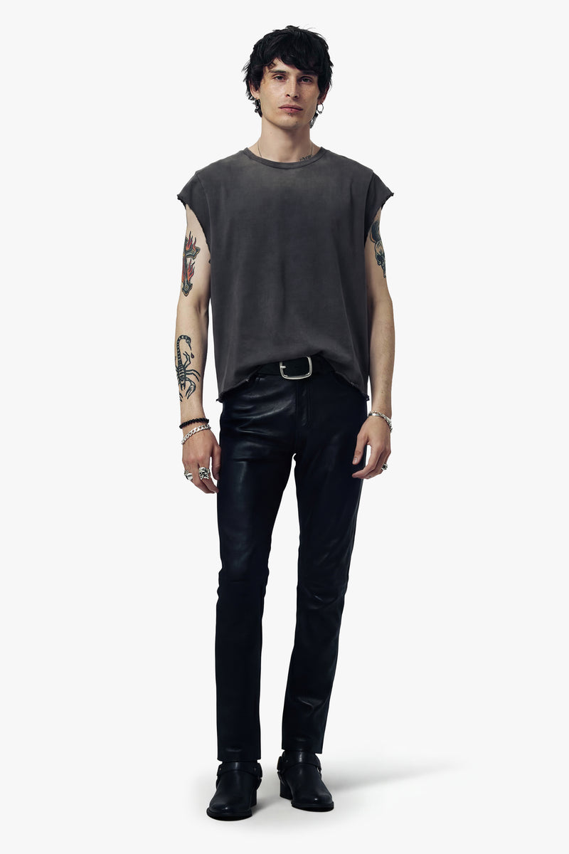 Vintage Issue Raw Edge T-Shirt - Heavy Relic Black