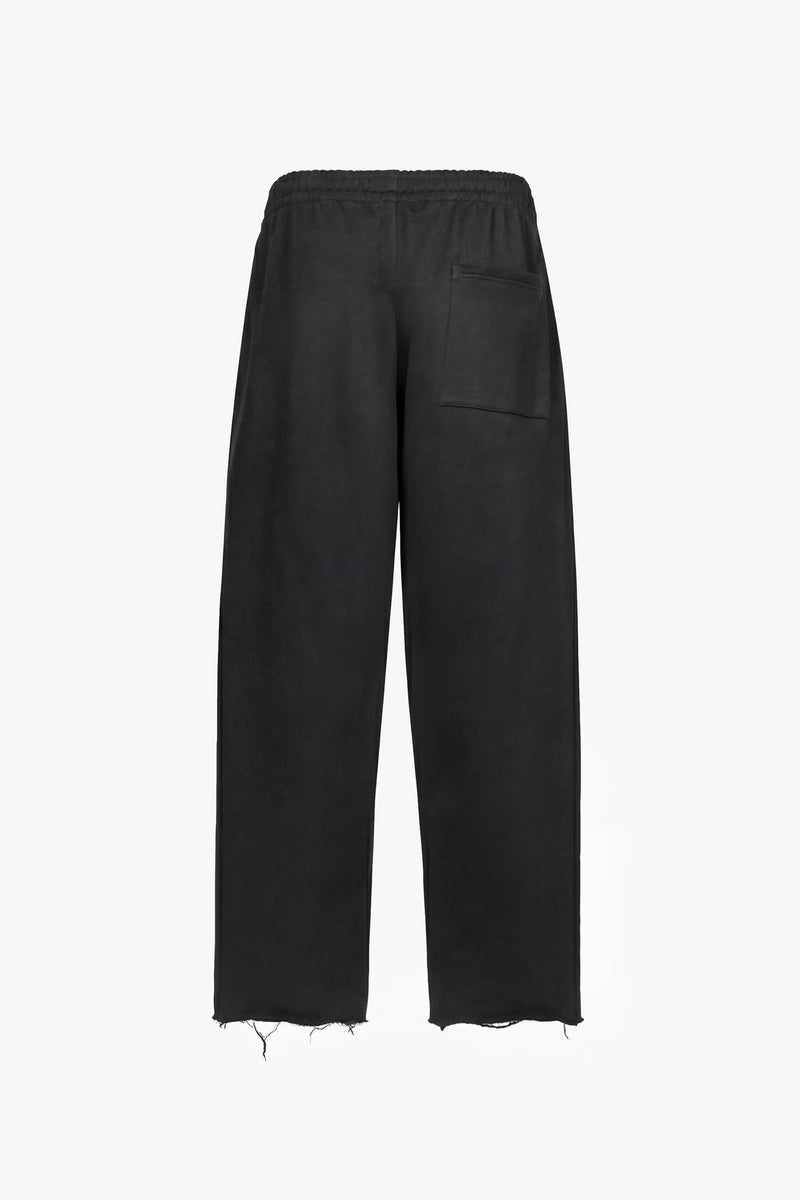 Icons Vintage Issue Raw Edge Wide Leg Sweatpants - Vintage Black - Women
