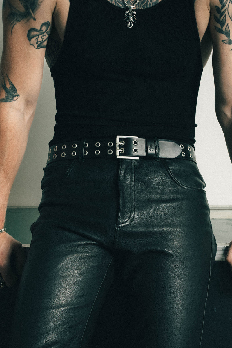 Adler Belt | Black Leather