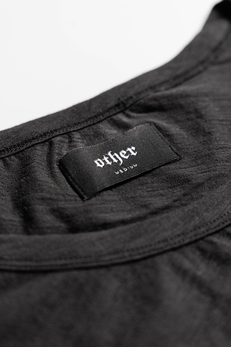 Lazarus Scoop Neck T-Shirt Bundle - Black Bone & Stripe