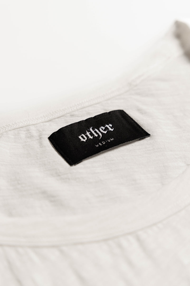 Lazarus Scoop Neck T-Shirt - Bone