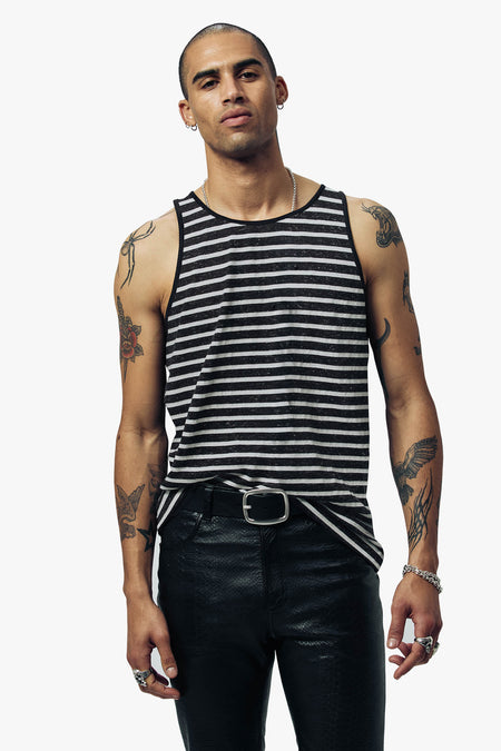 Stripe Slub Vest