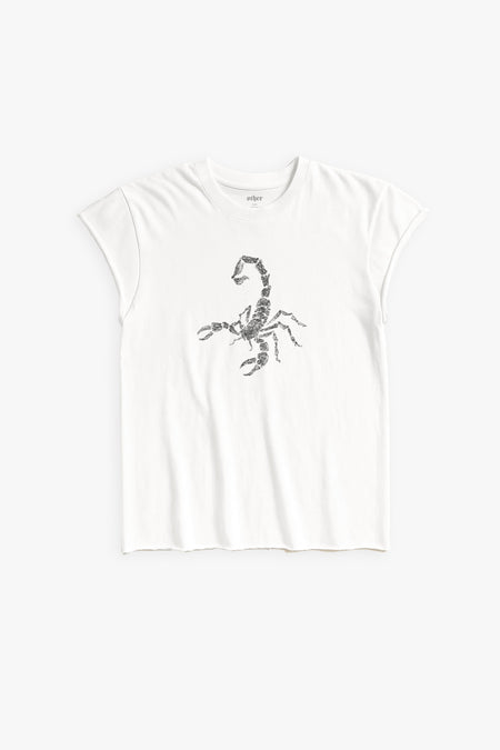 SCORPION ROCKER TEE - WHITE