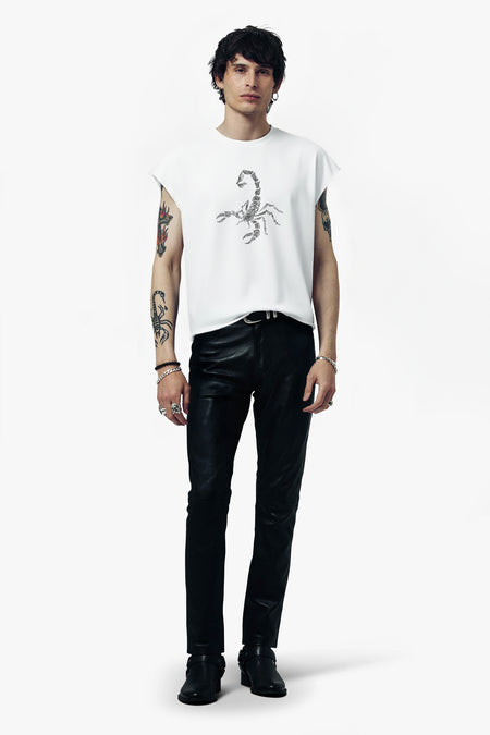 SCORPION ROCKER TEE - WHITE