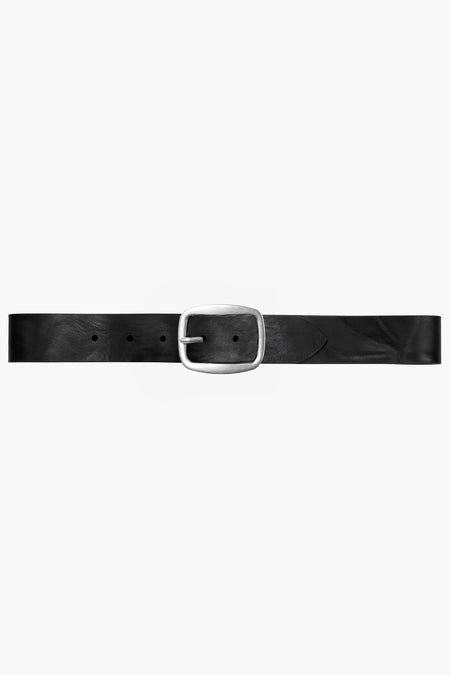 SCOTT BELT - BLACK LEATHER