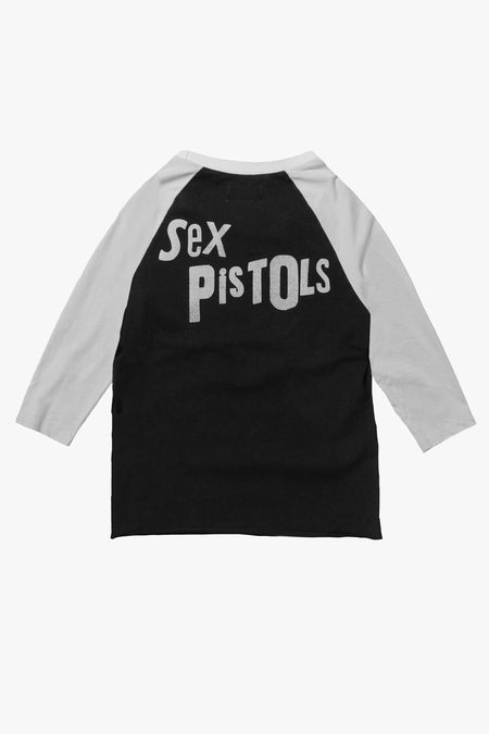 SEX PISTOLS GOD SAVE THE QUEEN VINTAGE BASEBALL TEE