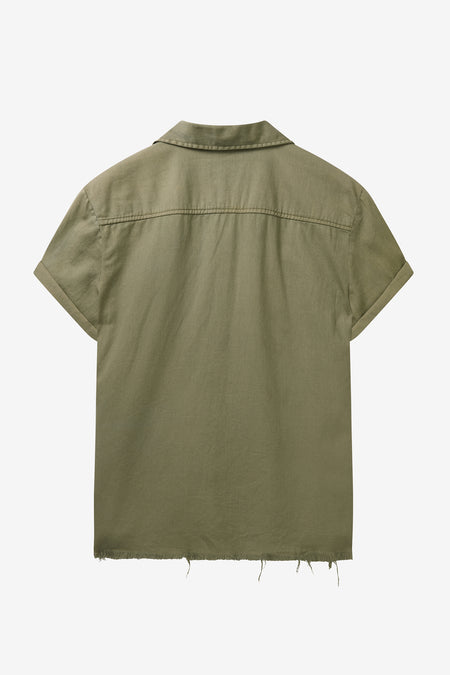 S/S Vintage Issue  Military Shirt-Military Green