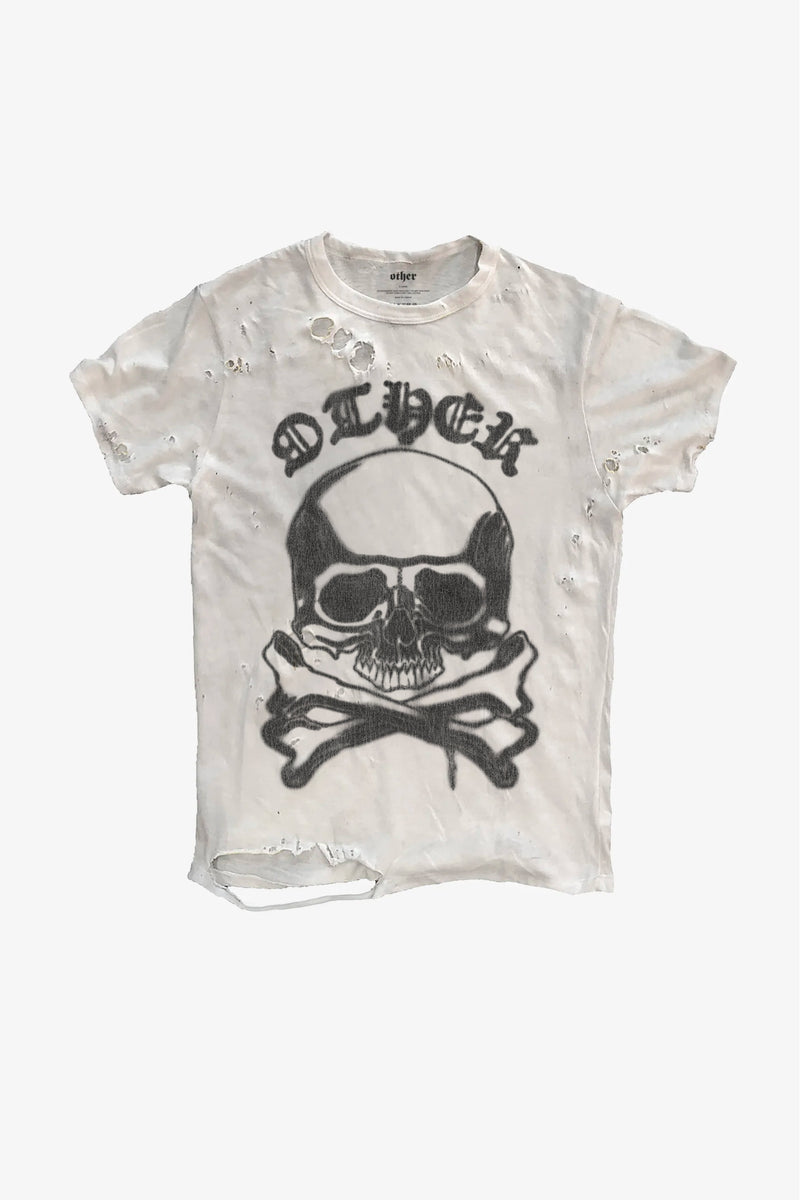 Graffiti Skull & Crossbones Thrasher Tee