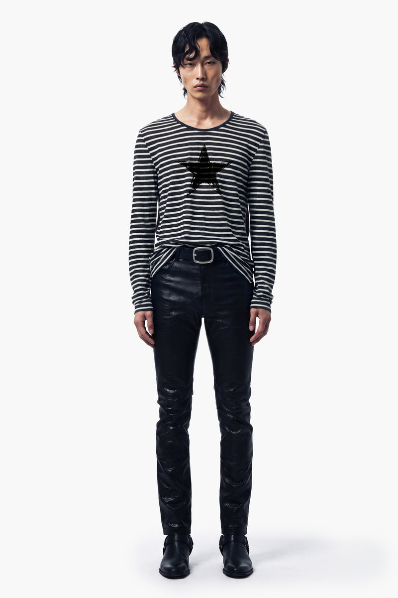 The Star Bowery T-Shirt - Stripe